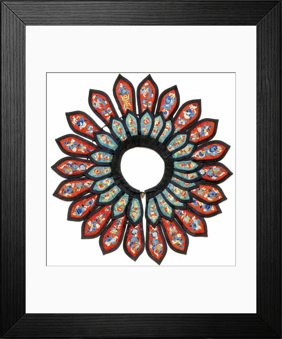 Framed Print : Woman's Collar, c1880s. Creator: Unknown. Woman's Collar, c1880s. Creator: Unknown Framed Print : Woman's Collar, c1880s. Creator: Unknown. Woman's Collar, c1880s. Creator: Unknown