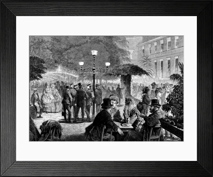 Framed Print : Kroll's Gardens, Berlin, 1873. Creator: Unknown. Kroll's Gardens, Berlin, 1873. Creator: Unknown Framed Print : Kroll's Gardens, Berlin, 1873. Creator: Unknown. Kroll's Gardens, Berlin, 1873. Creator: Unknown
