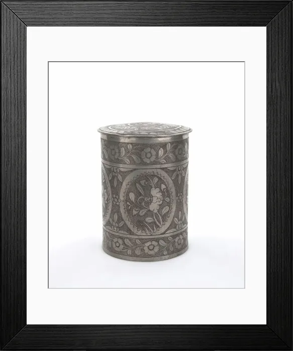 Framed Print : Tea caddy, date unknown. Creator: Unknown Framed Print : Tea caddy, date unknown. Creator: Unknown