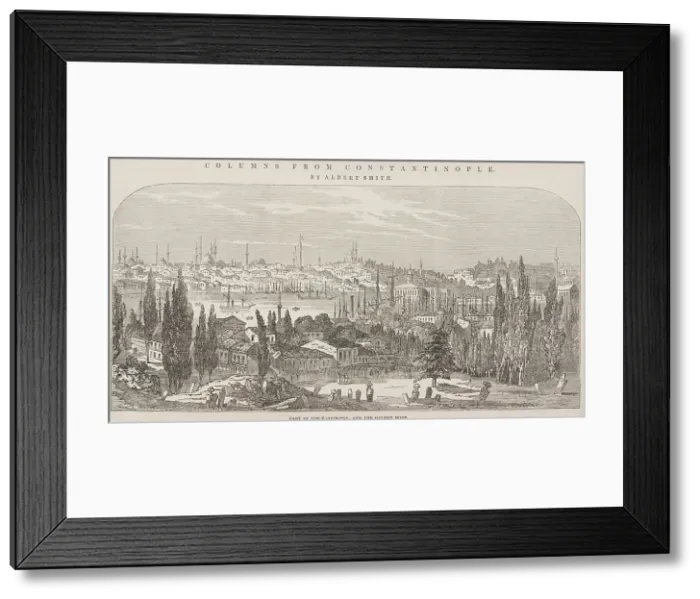 Framed Print : Columns from Constantinople, by [mountaineer] Albert Smith, 1849. Creator: Unknown