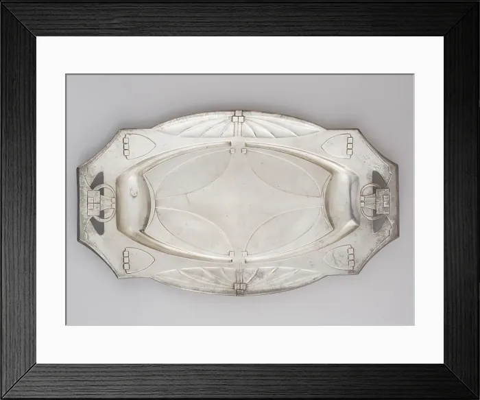 Framed Print : Juventa Meat Platter, about 1902-1908. Creators: Hans Peter, Juventa Metalware Framed Print : Juventa Meat Platter, about 1902-1908. Creators: Hans Peter, Juventa Metalware
