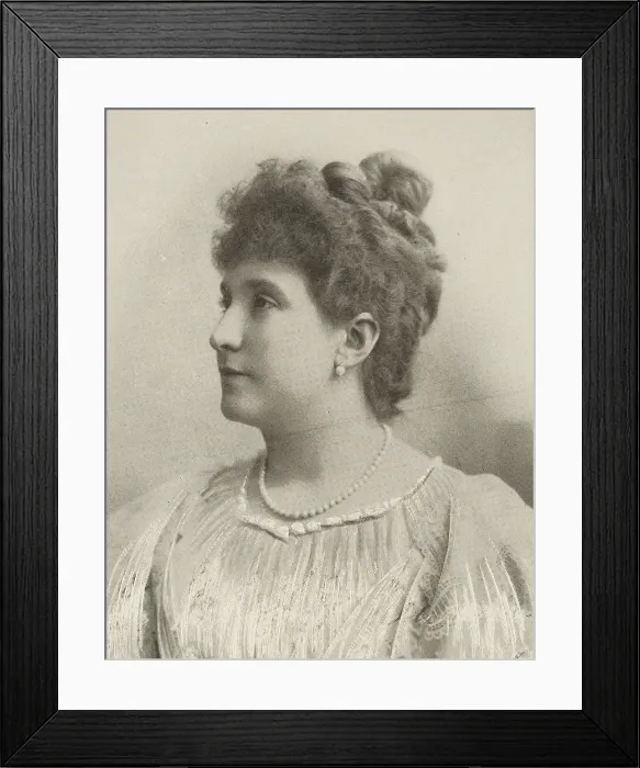Framed Print : Madame Nellie Melba of the Metropolitan Opera Company Season 1893-4, 1893. Creator: Unknown Framed Print : Madame Nellie Melba of the Metropolitan Opera Company Season 1893-4, 1893. Creator: Unknown