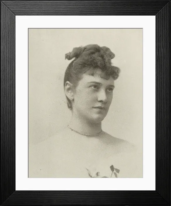 Framed Print : Madame Lillian Nordica of the Metropolitan Opera Company Season 1893-4, 1893. Creator: Unknown Framed Print : Madame Lillian Nordica of the Metropolitan Opera Company Season 1893-4, 1893. Creator: Unknown
