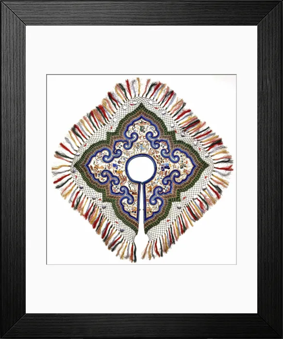 Framed Print : Women's Large Collar, about 1870-1880. Creator: Unknown. Women's Large Collar, about 1870-1880. Creator: Unknown Framed Print : Women's Large Collar, about 1870-1880. Creator: Unknown. Women's Large Collar, about 1870-1880. Creator: Unknown