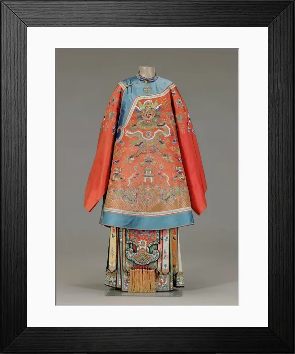 Framed Print : Bridal Coat, about 1870. Creator: Unknown Framed Print : Bridal Coat, about 1870. Creator: Unknown