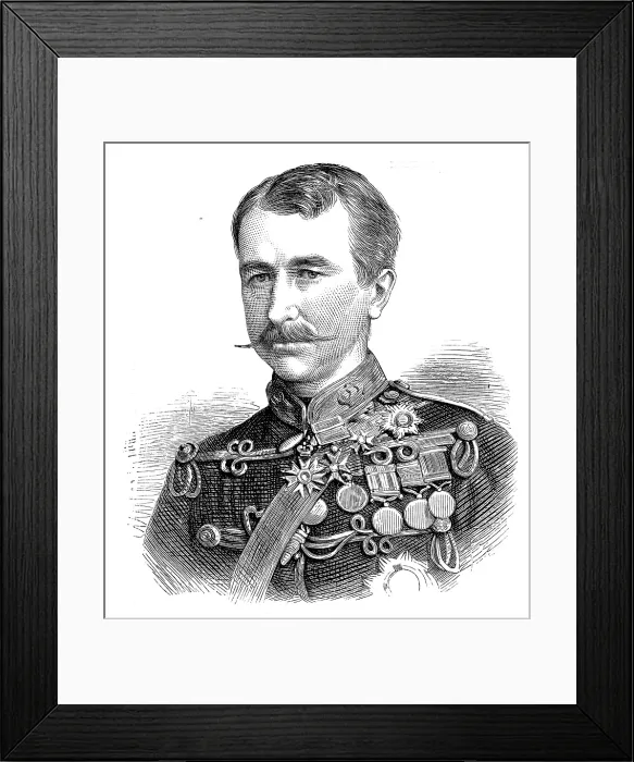 Framed Print : Sir Garnet Wolseley, K.C.B. commander of the expedition for the Ashantee War, 1873. Creator: Unknown Framed Print : Sir Garnet Wolseley, K.C.B. commander of the expedition for the Ashantee War, 1873. Creator: Unknown