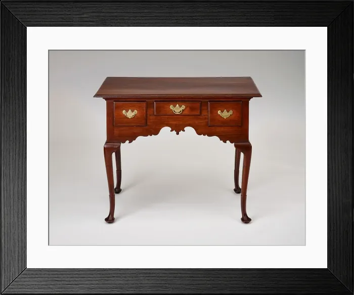 Framed Print : Dressing table, about 1740-1760. Creator: Unknown