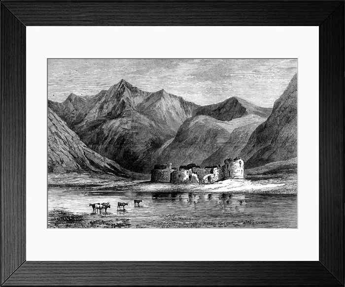 Framed Print : The Queen in the Highlands: ruins of Old Inverlochy Castle, 1873. Creator: Unknown Framed Print : The Queen in the Highlands: ruins of Old Inverlochy Castle, 1873. Creator: Unknown