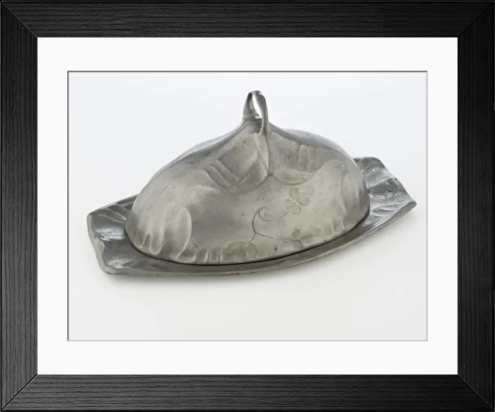 Framed Print : Covered meat dish, c1890-1910. Creator: JP Kayser Sohn Framed Print : Covered meat dish, c1890-1910. Creator: JP Kayser Sohn