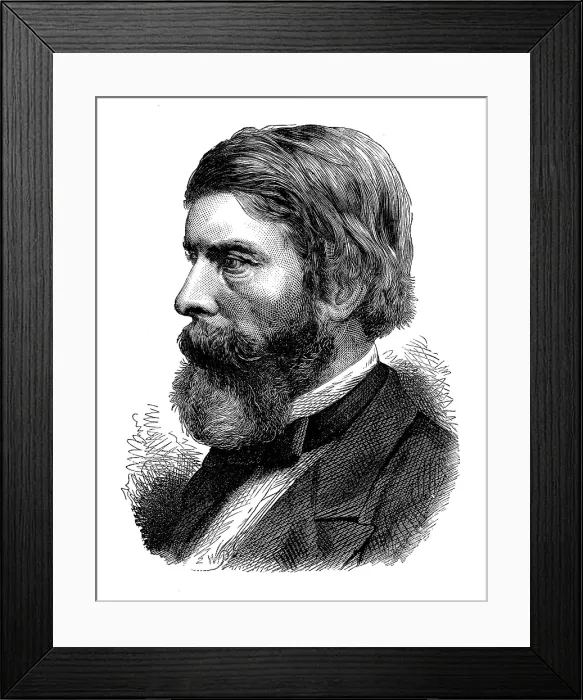 Framed Print : Professor Williamson, president of the British Association of Science, 1873. Creator: Unknown Framed Print : Professor Williamson, president of the British Association of Science, 1873. Creator: Unknown