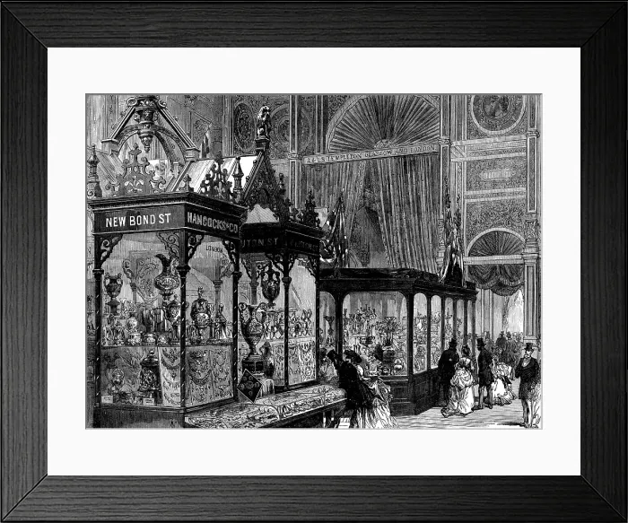 Framed Print : The Vienna Exhibition: the English Court, 1873. Creator: Unknown Framed Print : The Vienna Exhibition: the English Court, 1873. Creator: Unknown