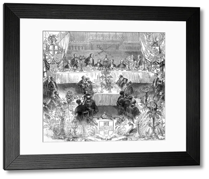 Framed Print : The Lord Mayor's Table, 1873. Creator: H. Crane. The Lord Mayor's Table, 1873. Creator: H. Crane Framed Print : The Lord Mayor's Table, 1873. Creator: H. Crane. The Lord Mayor's Table, 1873. Creator: H. Crane