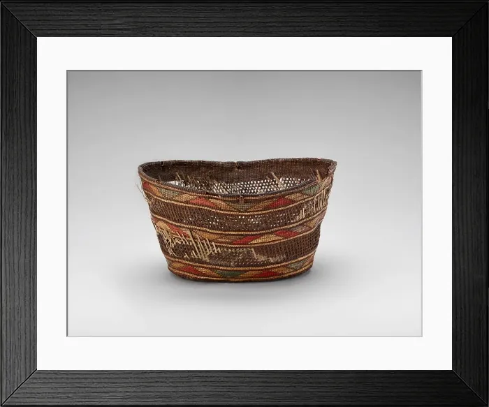 Framed Print : Basket, 1870-1886. Creator: Unknown Framed Print : Basket, 1870-1886. Creator: Unknown