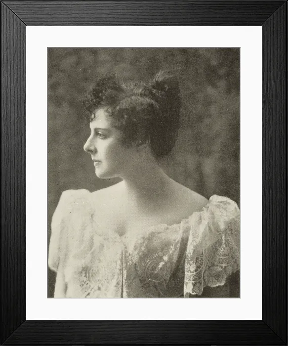 Framed Print : Signorina Olimpia Guercia of the Metropolitan Opera Company Season 1893-4, 1893. Creator: Unknown Framed Print : Signorina Olimpia Guercia of the Metropolitan Opera Company Season 1893-4, 1893. Creator: Unknown