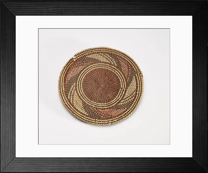 Framed Print : Lid for basket, 1870-1885. Creator: Unknown Framed Print : Lid for basket, 1870-1885. Creator: Unknown