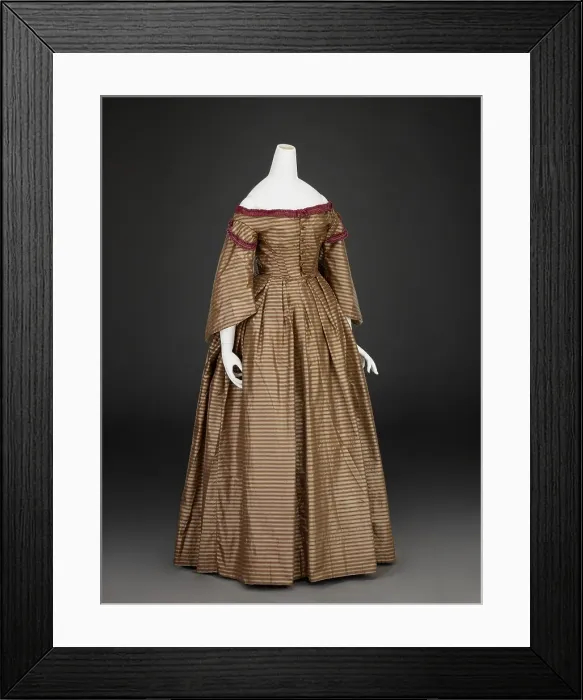 Framed Print : Dress, 1860s. Creator: Unknown Framed Print : Dress, 1860s. Creator: Unknown