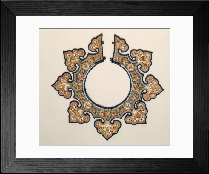 Framed Print : Cloud Collar, 19th century. Creator: Unknown Framed Print : Cloud Collar, 19th century. Creator: Unknown