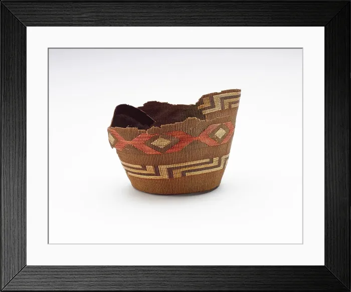 Framed Print : Basket, 1880-1920. Creator: Unknown Framed Print : Basket, 1880-1920. Creator: Unknown