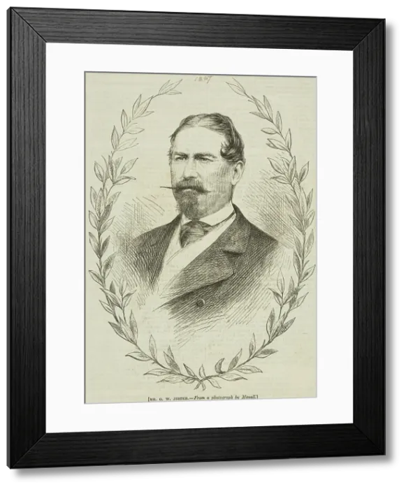 Framed Print : Portrait of Mr. G. W. Jester, the Ventriloquist, 1867. Creator: Unknown Framed Print : Portrait of Mr. G. W. Jester, the Ventriloquist, 1867. Creator: Unknown