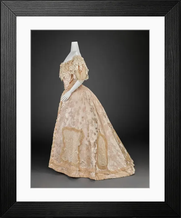 Framed Print : Evening Dress (Bodice, Skirt), about 1906. Creator: Girolamo Giuseffi Framed Print : Evening Dress (Bodice, Skirt), about 1906. Creator: Girolamo Giuseffi