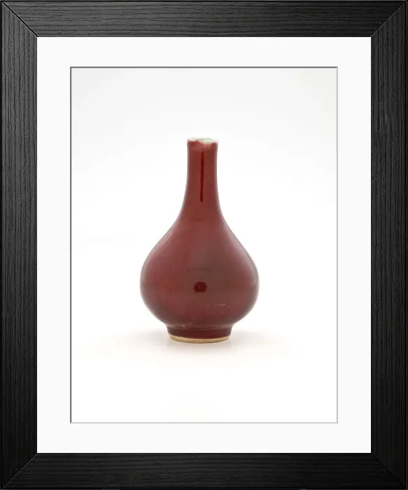 Framed Print : Vase, 1644-1912. Creator: Unknown Framed Print : Vase, 1644-1912. Creator: Unknown