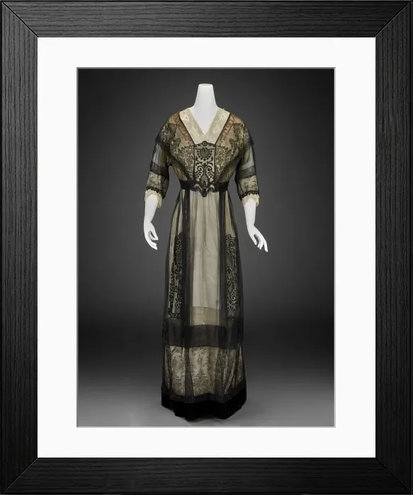 Framed Print : Dress, 1910-1915. Creator: Unknown Framed Print : Dress, 1910-1915. Creator: Unknown