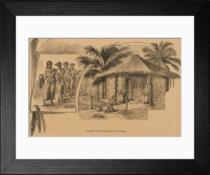 Framed Print : Temple and Religious Dancers from Hagenbeck's World Renowned Ceylonese Exhibition, 1886. Creator: Unknown. Temple and Religious Dancers from Hagenbeck's World Renowned Ceylonese Exhibition, 1886. Creator: Unknown Framed Print : Temple and Religious Dancers from Hagenbeck's World Renowned Ceylonese Exhibition, 1886. Creator: Unknown. Temple and Religious Dancers from Hagenbeck's World Renowned Ceylonese Exhibition, 1886. Creator: Unknown
