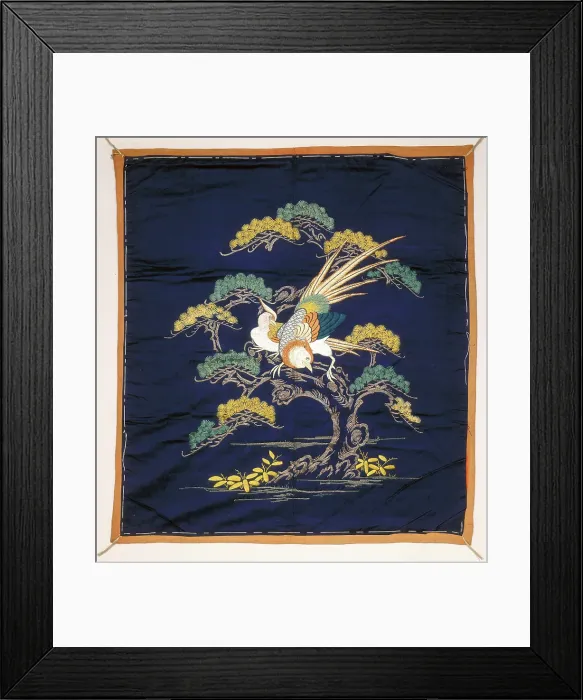 Framed Print : Gift Cover (Fukusa), 19th century. Creator: Unknown Framed Print : Gift Cover (Fukusa), 19th century. Creator: Unknown