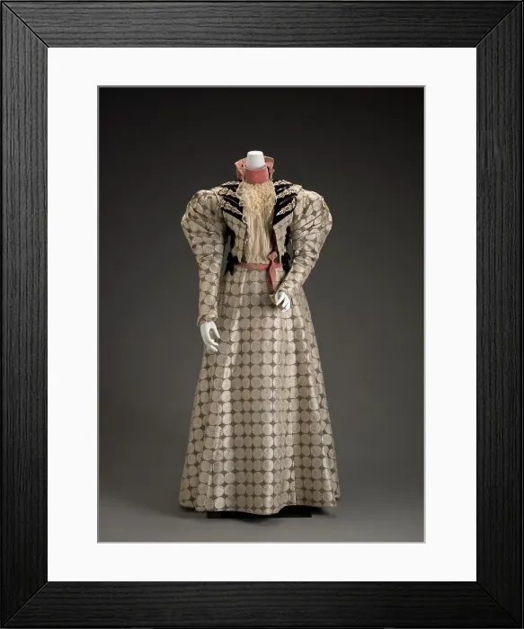 Framed Print : Dress, 1894-1896. Creator: Unknown Framed Print : Dress, 1894-1896. Creator: Unknown