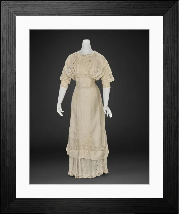 Framed Print : Dress, about 1900. Creator: Unknown Framed Print : Dress, about 1900. Creator: Unknown