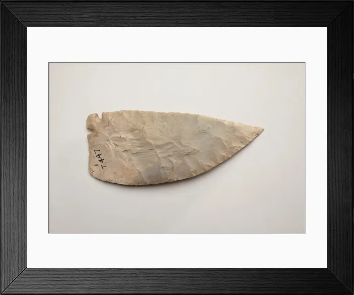 Framed Print : Corner tang knife blade, 2000-250 BCE. Creator: Unknown