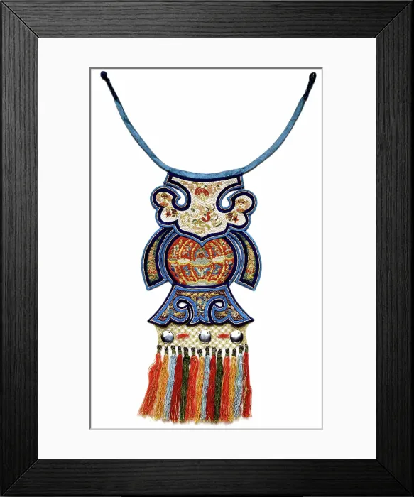 Framed Print : Woman's Collar, c1880s. Creator: Unknown. Woman's Collar, c1880s. Creator: Unknown Framed Print : Woman's Collar, c1880s. Creator: Unknown. Woman's Collar, c1880s. Creator: Unknown