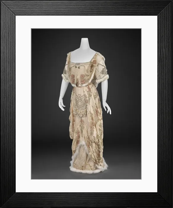 Framed Print : Evening Dress, 1910-1914. Creator: Girolamo Giuseffi Framed Print : Evening Dress, 1910-1914. Creator: Girolamo Giuseffi