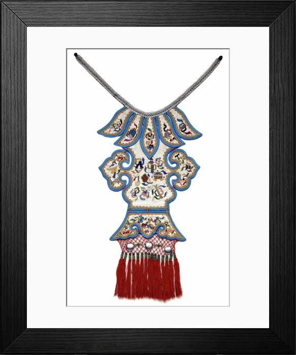 Framed Print : Woman's Collar, c1880s. Creator: Unknown. Woman's Collar, c1880s. Creator: Unknown Framed Print : Woman's Collar, c1880s. Creator: Unknown. Woman's Collar, c1880s. Creator: Unknown