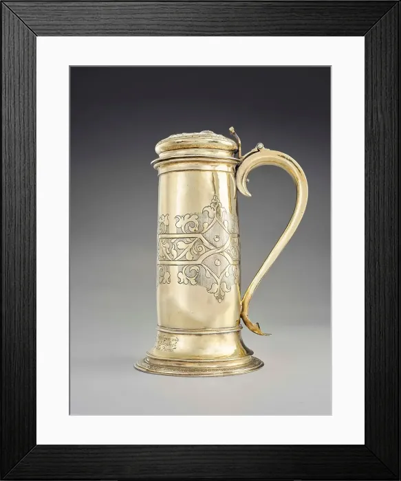 Framed Print : Flagon, c1650s. Creator: William Mouse Framed Print : Flagon, c1650s. Creator: William Mouse