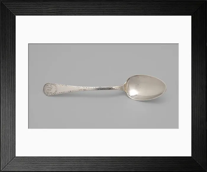 Framed Print : Tablespoon, probably 1787. Creator: Paul Revere Framed Print : Tablespoon, probably 1787. Creator: Paul Revere