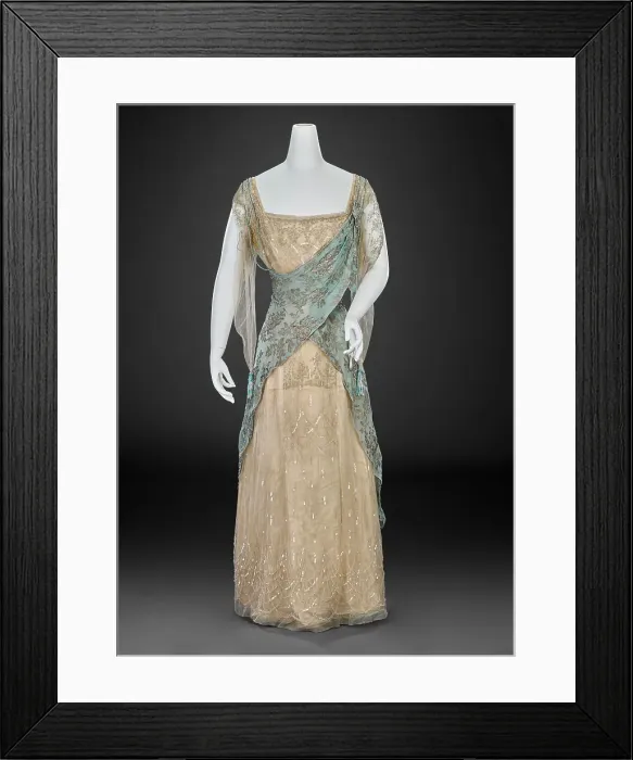 Framed Print : Evening Dress, 1912-1914. Creator: Girolamo Giuseffi Framed Print : Evening Dress, 1912-1914. Creator: Girolamo Giuseffi
