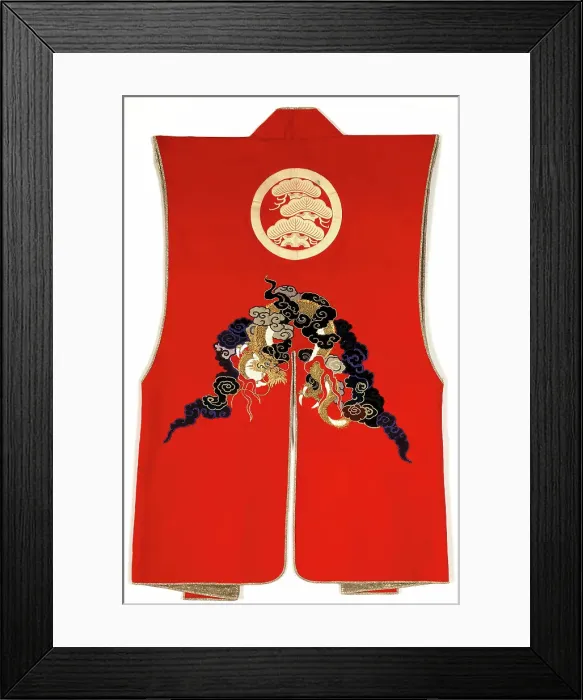 Framed Print : Man's Sleeveless Surcoat Worn Over Armor; Jinbaori, late 18th century. Creator: Unknown. Man's Sleeveless Surcoat Worn Over Armor; Jinbaori, late 18th century. Creator: Unknown Framed Print : Man's Sleeveless Surcoat Worn Over Armor; Jinbaori, late 18th century. Creator: Unknown. Man's Sleeveless Surcoat Worn Over Armor; Jinbaori, late 18th century. Creator: Unknown