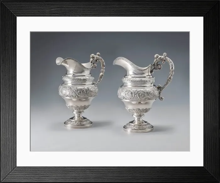 Framed Print : Presentation ewer, about 1827. Creator: Boyce and Jones Framed Print : Presentation ewer, about 1827. Creator: Boyce and Jones