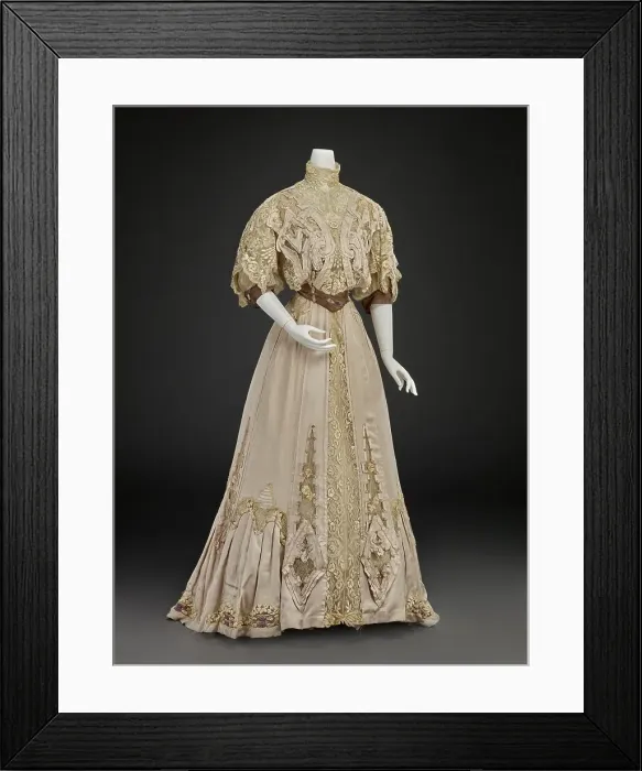 Framed Print : Afternoon Dress (Bodice, Skirt), about 1903. Creator: Girolamo Giuseffi Framed Print : Afternoon Dress (Bodice, Skirt), about 1903. Creator: Girolamo Giuseffi