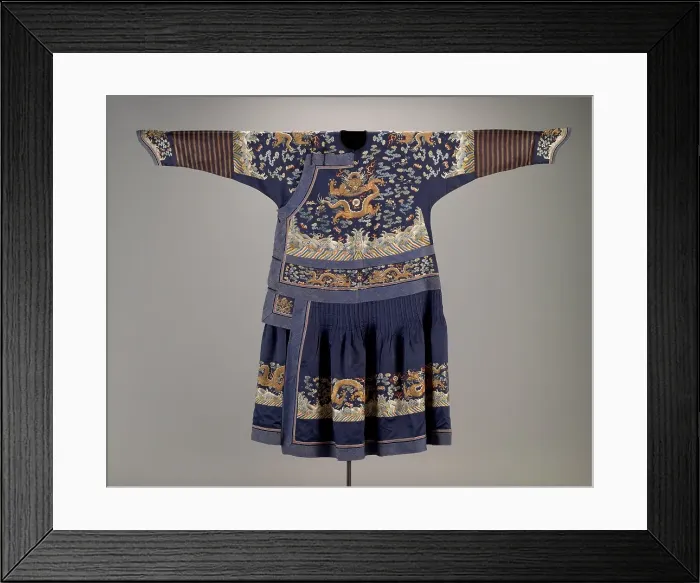 Framed Print : Man's Formal Court Robe (Chaopao), late 1700s. Creator: Unknown. Man's Formal Court Robe (Chaopao), late 1700s. Creator: Unknown Framed Print : Man's Formal Court Robe (Chaopao), late 1700s. Creator: Unknown. Man's Formal Court Robe (Chaopao), late 1700s. Creator: Unknown