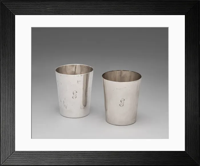 Framed Print : Beaker, about 1800. Creator: Paul Revere Framed Print : Beaker, about 1800. Creator: Paul Revere