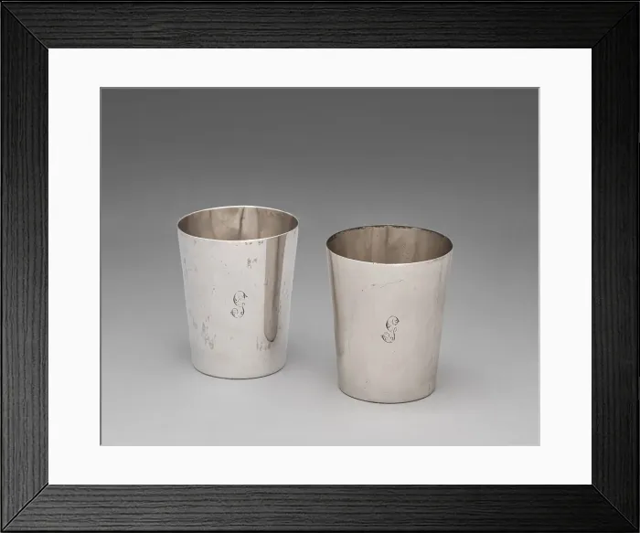 Framed Print : Beaker, about 1800. Creator: Paul Revere Framed Print : Beaker, about 1800. Creator: Paul Revere