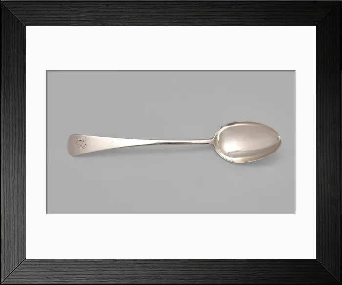 Framed Print : Tablespoon, about 1800-1806. Creator: Paul Revere Framed Print : Tablespoon, about 1800-1806. Creator: Paul Revere