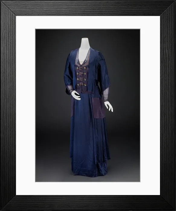 Framed Print : Dress, about 1915. Creator: Unknown