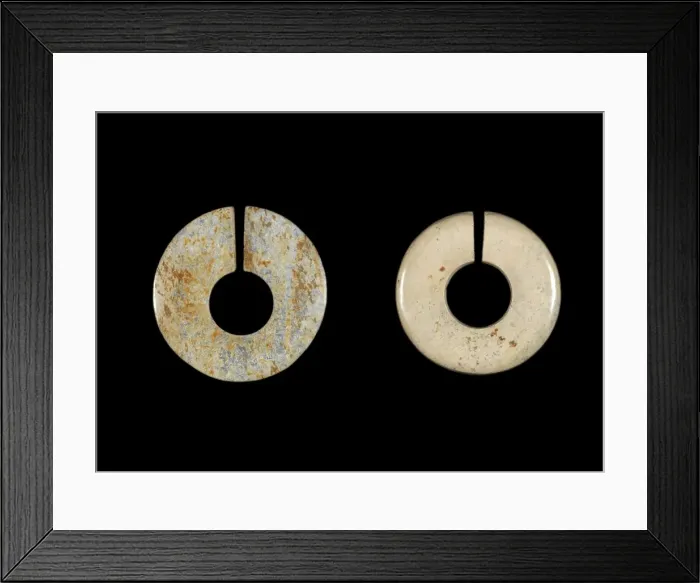 Framed Print : Earring (jue), about 3300 B.C.E.. Creator: Unknown Framed Print : Earring (jue), about 3300 B.C.E.. Creator: Unknown