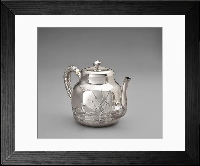 Framed Print : Teapot, 1881. Creators: Dominick and Haff, Giles Brothers and Company Framed Print : Teapot, 1881. Creators: Dominick and Haff, Giles Brothers and Company