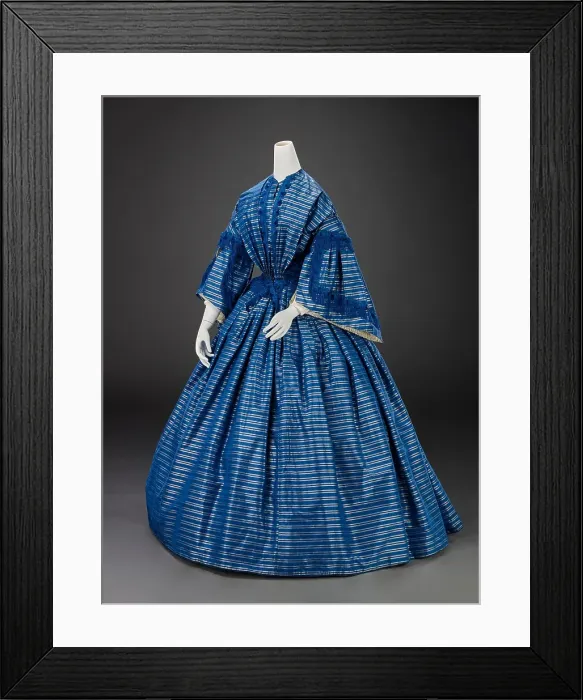 Framed Print : Day Dress, about 1850. Creator: Unknown Framed Print : Day Dress, about 1850. Creator: Unknown