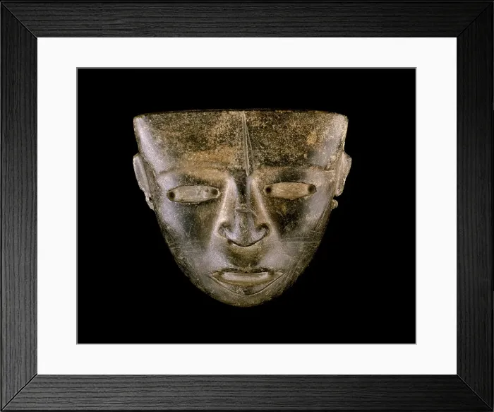Framed Print : Ritual mask, 450-650. Creator: Unknown Framed Print : Ritual mask, 450-650. Creator: Unknown