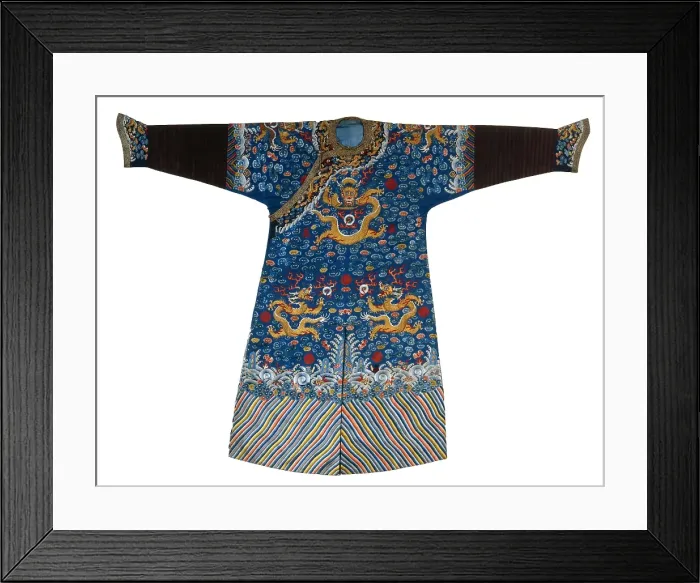 Framed Print : Man's (Imperial) Dragon Robe, about 1870. Creator: Unknown. Man's (Imperial) Dragon Robe, about 1870. Creator: Unknown Framed Print : Man's (Imperial) Dragon Robe, about 1870. Creator: Unknown. Man's (Imperial) Dragon Robe, about 1870. Creator: Unknown